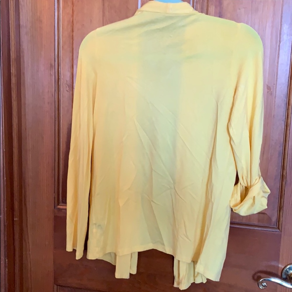 Yellow cardigan jacket - Picture 3 of 3